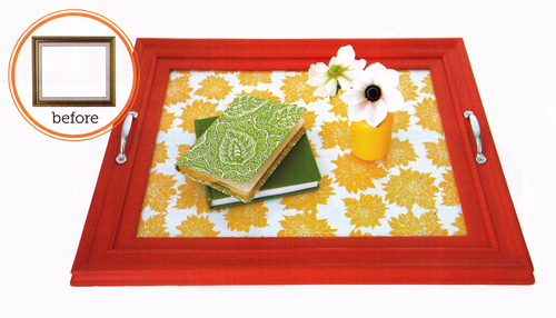 DIY Weekend Project – Turn a Frame into a Serving Tray